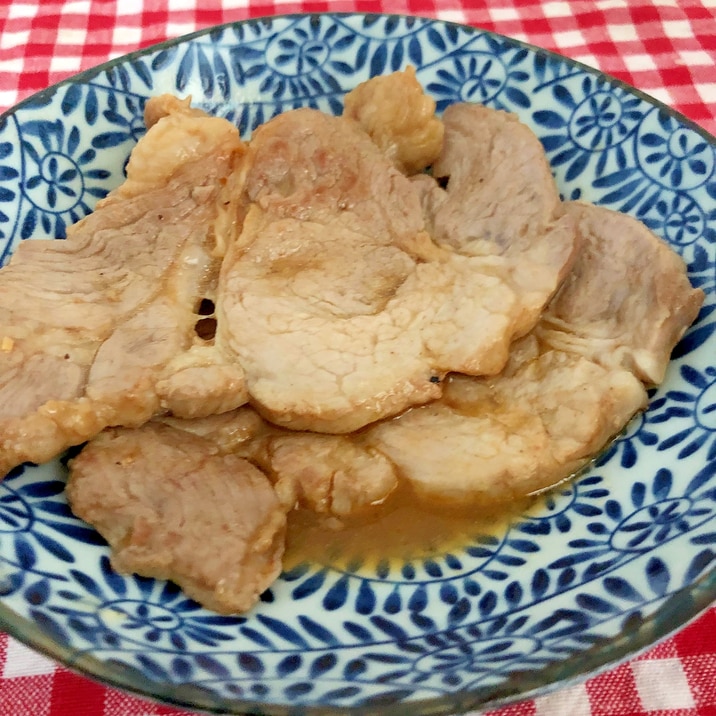 味噌と醤油でトンテキ☆彡